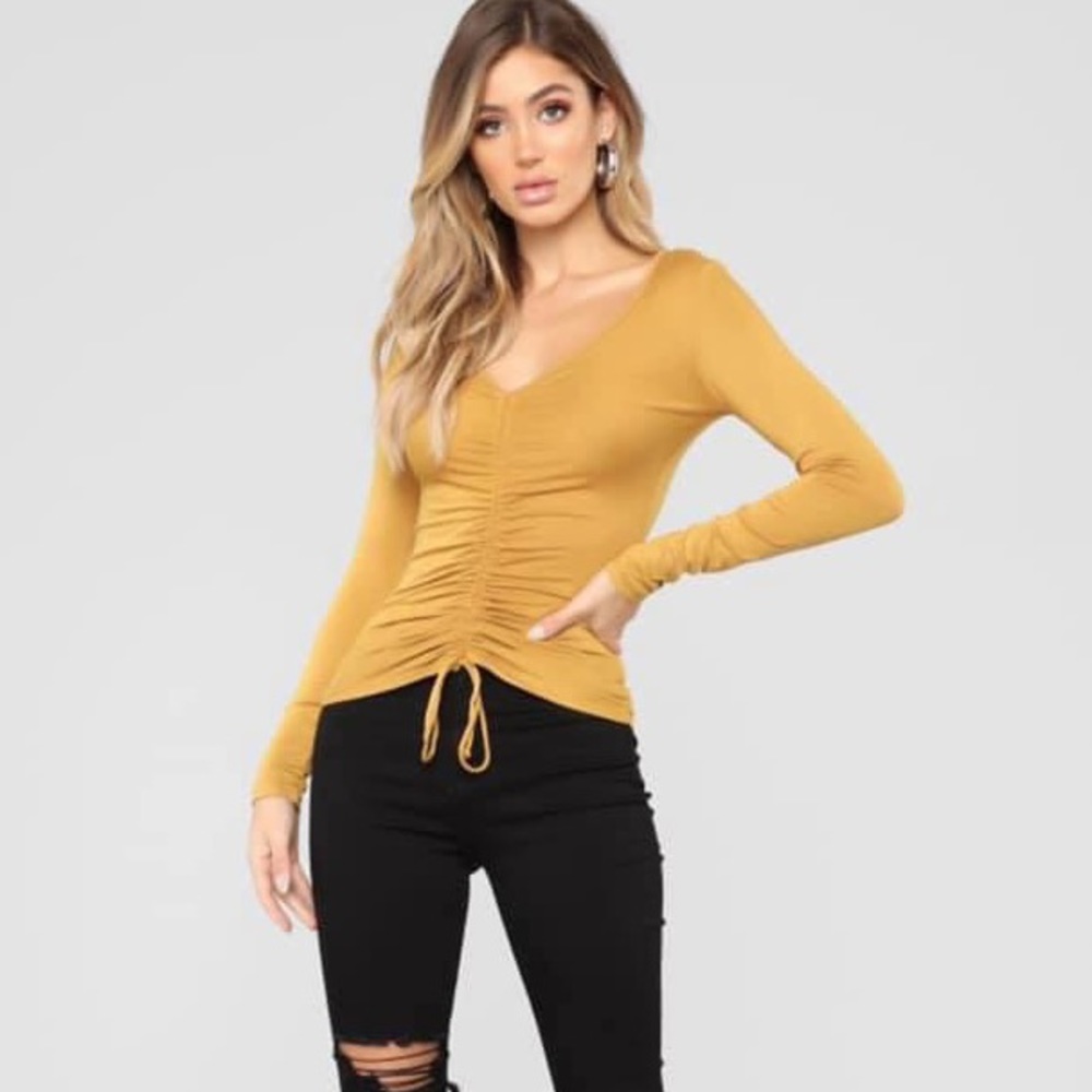 Ruched Top from Fashion Nova